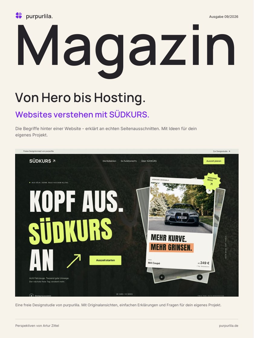 Von Hero bis Hosting. – Ausgabe 09/2026